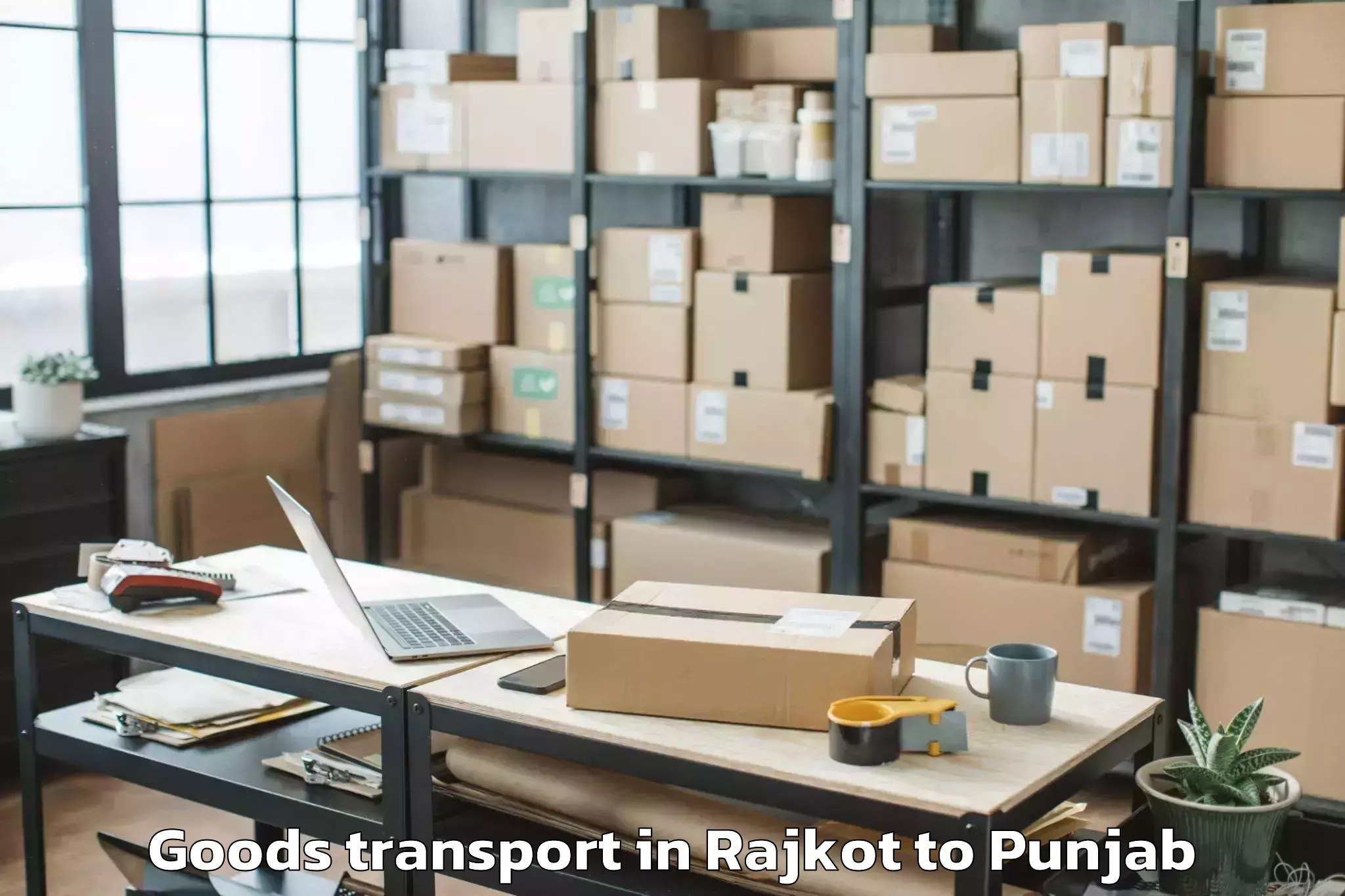 Efficient Rajkot to Moga Goods Transport